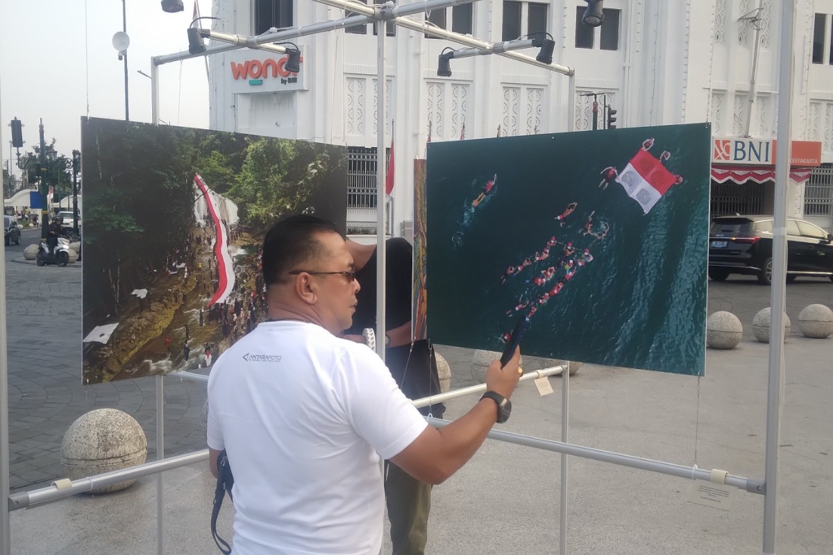 68 Foto Jurnalistik Ramaikan Pameran Merdeka di Nol KM Jogja