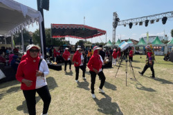 Memetri Kaistimewan DIY ke-14, Senam Lansia Digelar di Paseban Bantul