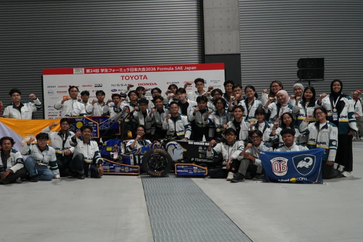 Tim Arjuna UGM Tembus 10 Besar Formula SAE Japan 2026