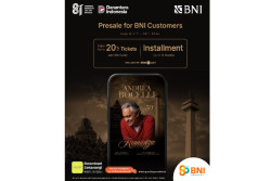 BNI Hadirkan Akses Eksklusif Saksikan Andrea Bocelli Romanza