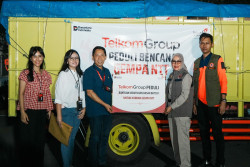 TelkomGroup Salurkan Bantuan Kemanusiaan Rp1,3 Miliar untuk Masyarakat Terdampak Gempa