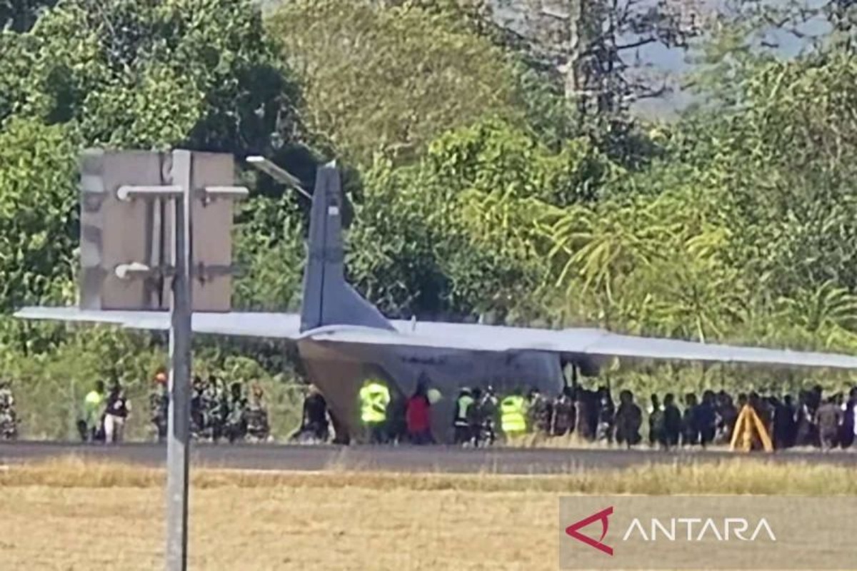 Dua Hari Berturut-turut, Pesawat TNI AU Tergelincir di Sultan Hasanuddin