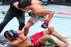 Bilal Hasan Tampil Ganas di UFC Shanghai, Rojas Jadi Korban KO