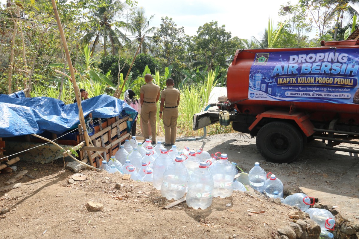 Kekeringan Kulonprogo Belum Usai, 630.000 Liter Air Sudah Disalurkan