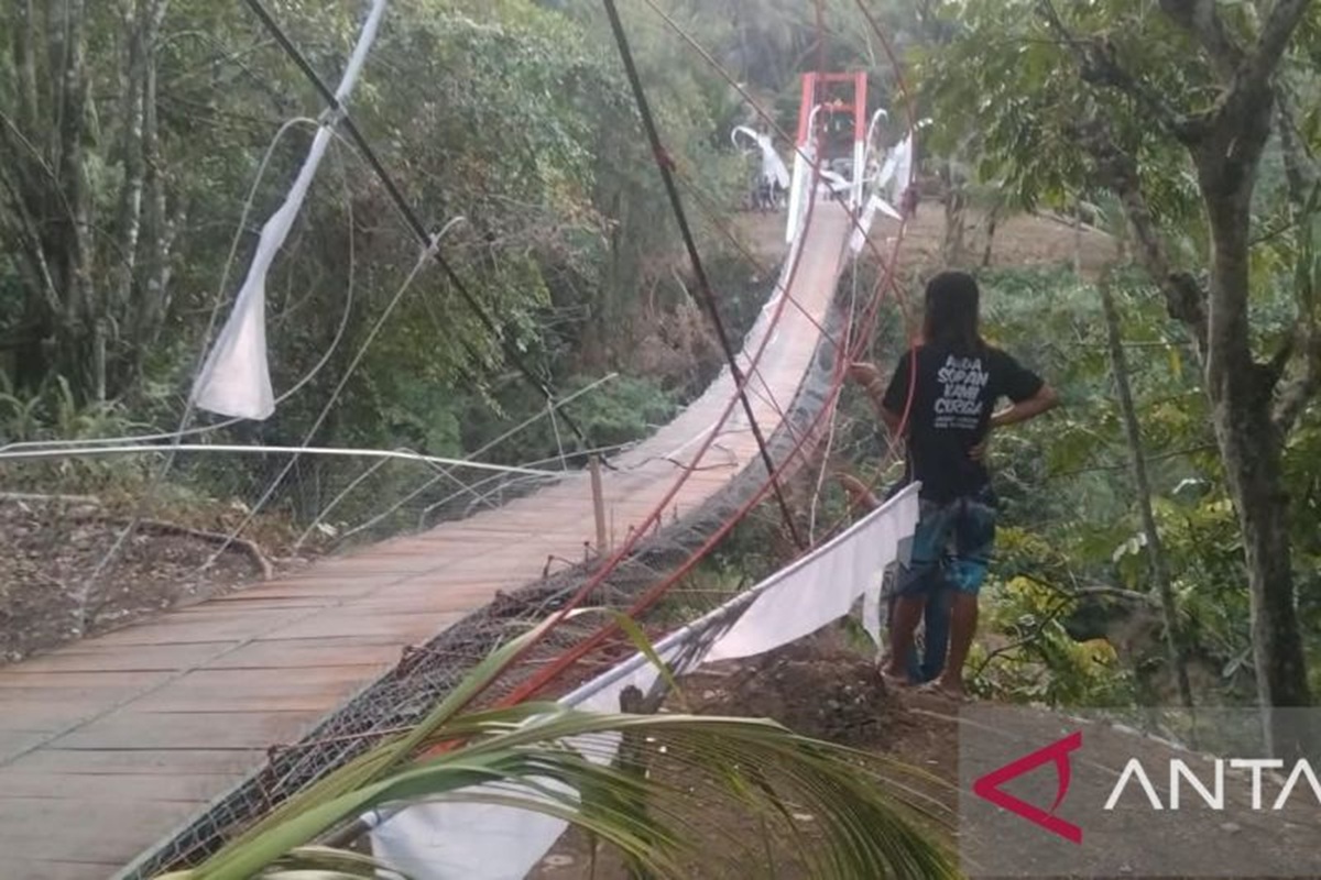 TNI AD Buka Suara soal Jembatan Gantung Pangandaran Ambruk