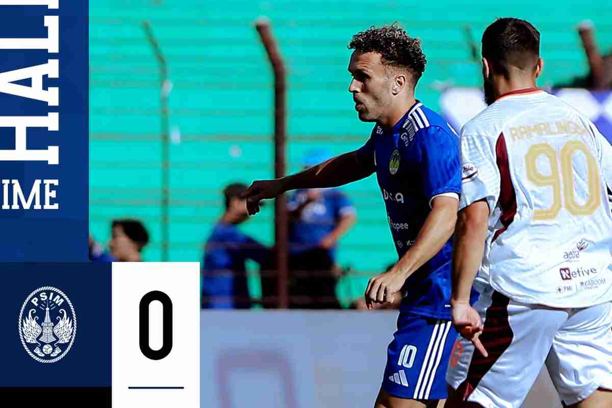 PSIM vs Persita Masih 0-0, Duel Sengit di Babak Pertama