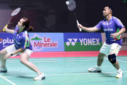 Debut Rehan-Melati di Indonesia Masters Berakhir dengan Kekalahan