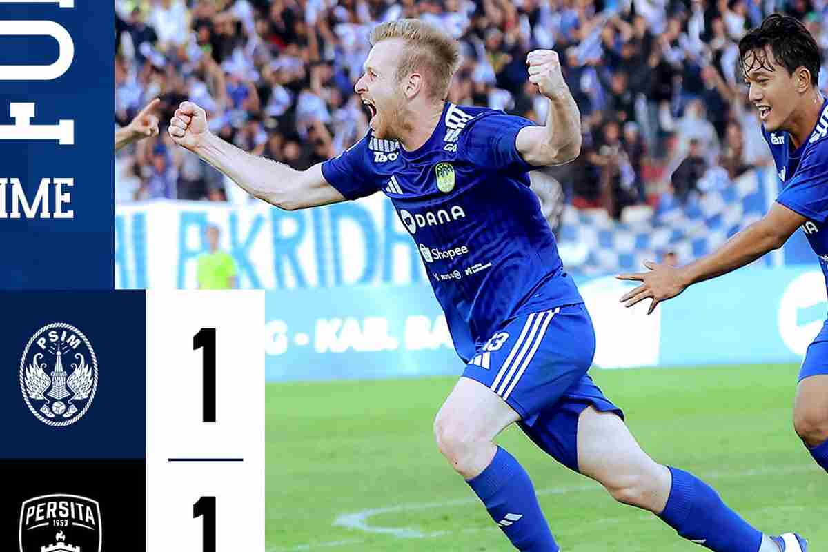 PSIM Jogja Selamat dari Kekalahan, Purzycki Cetak Gol Penyelamat