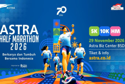 Astra Half Marathon 2026 Digelar 29 November 2026, Ini Harga Tiketnya