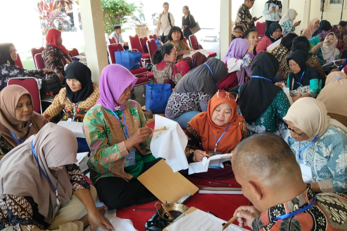 100 Difabel Belajar Membatik, Jogja Bidik Sentra Batik Indonesia