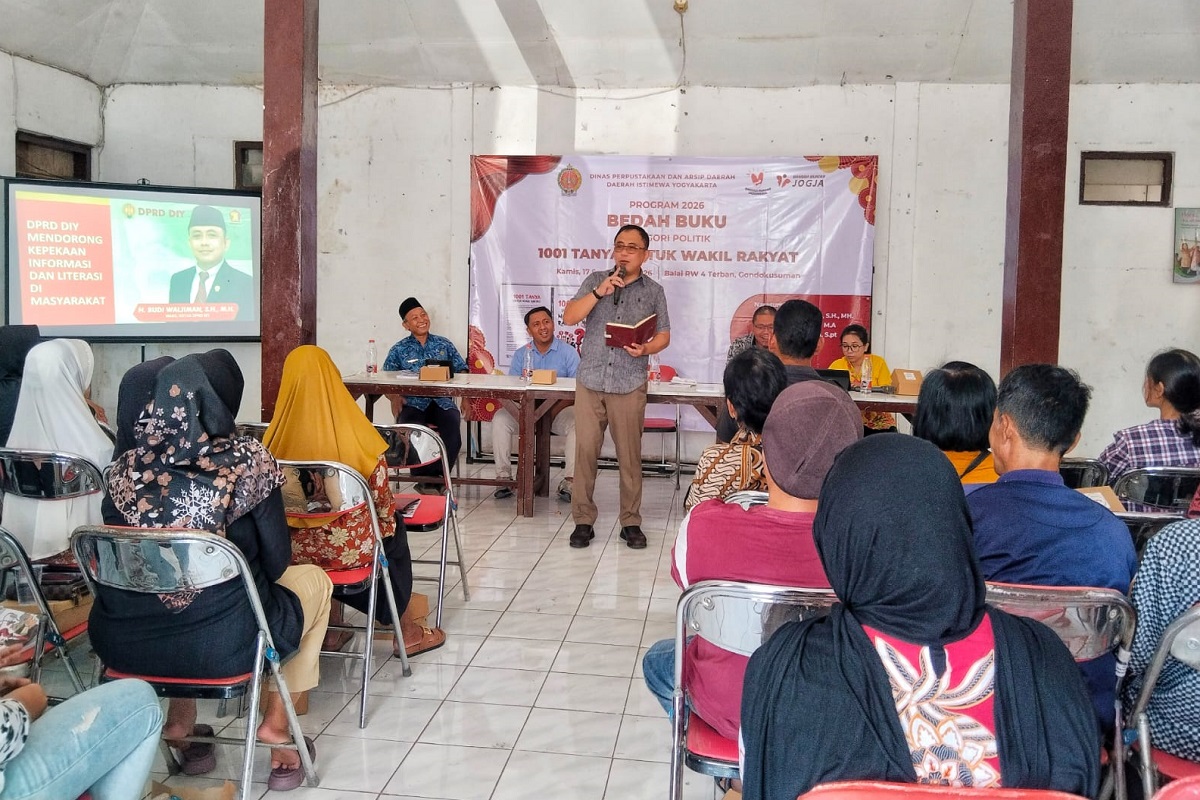 Bedah Buku 1001 Tanya untuk Wakil Rakyat Dorong Literasi Masyarakat