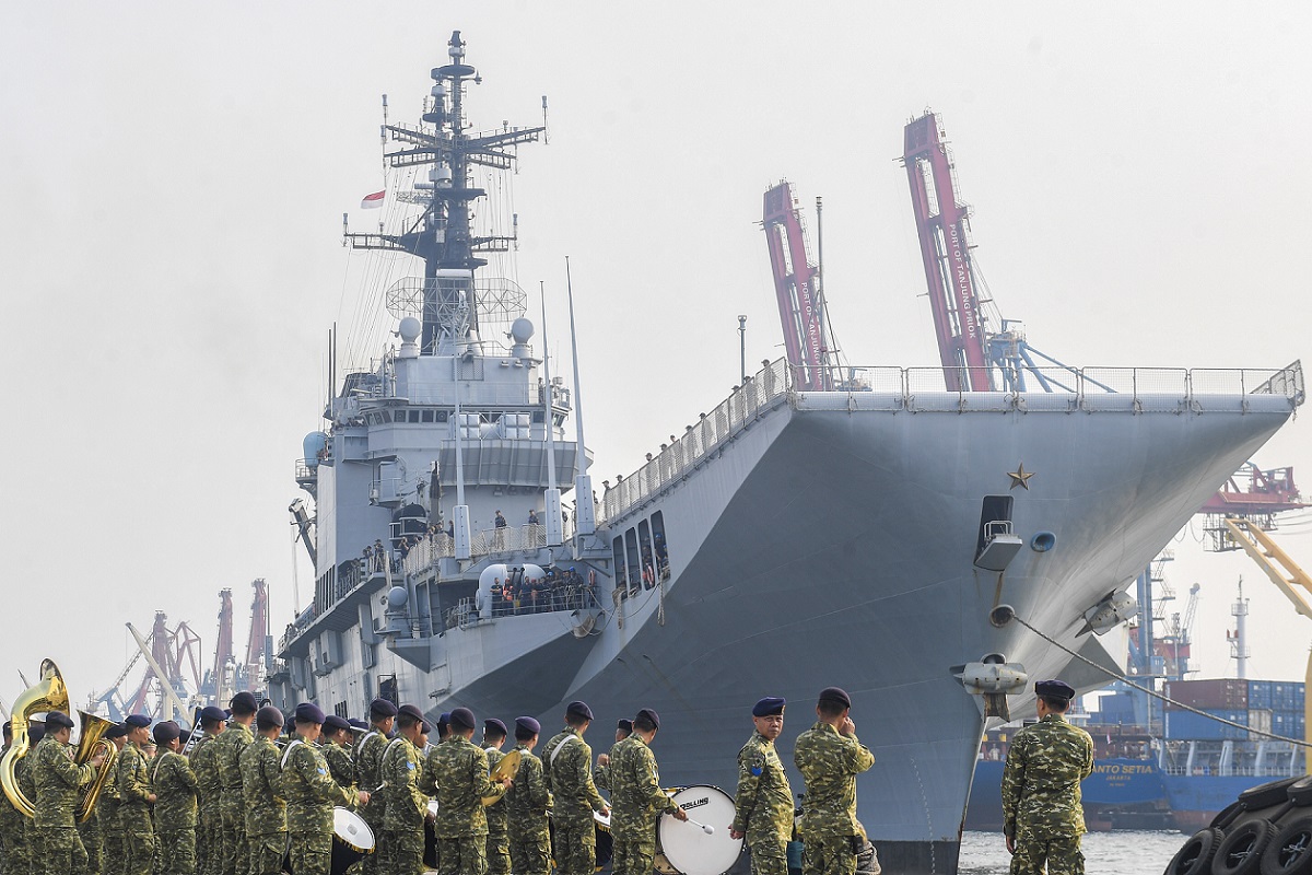 Kapal Induk Giuseppe Garibaldi Berubah Jadi KRI Sriwijaya mulai 24 September