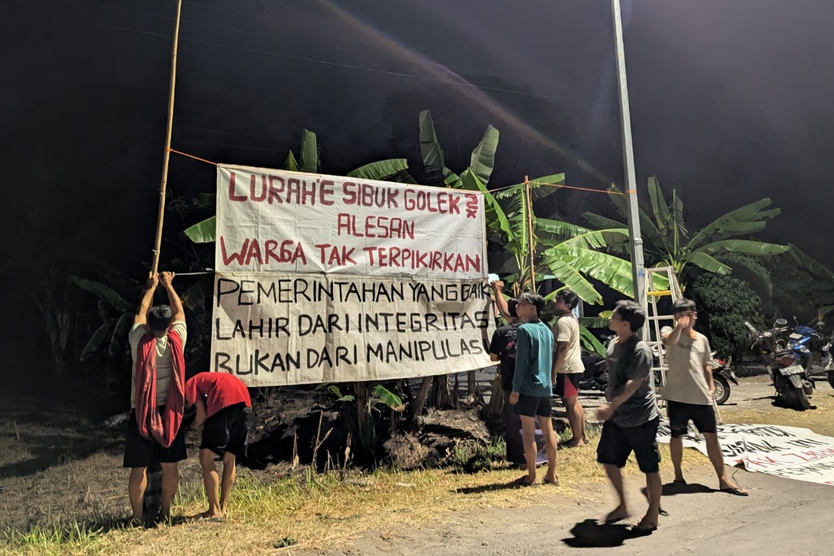 Warga Karang Sentolo Tolak Tambang Pasir Sungai Progo