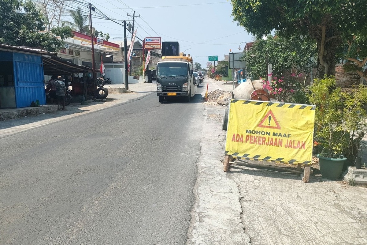 Perbaikan Jalan dan Drainase Depan Pasar Ngawen Ditarget Rampung 18 Oktober 2026