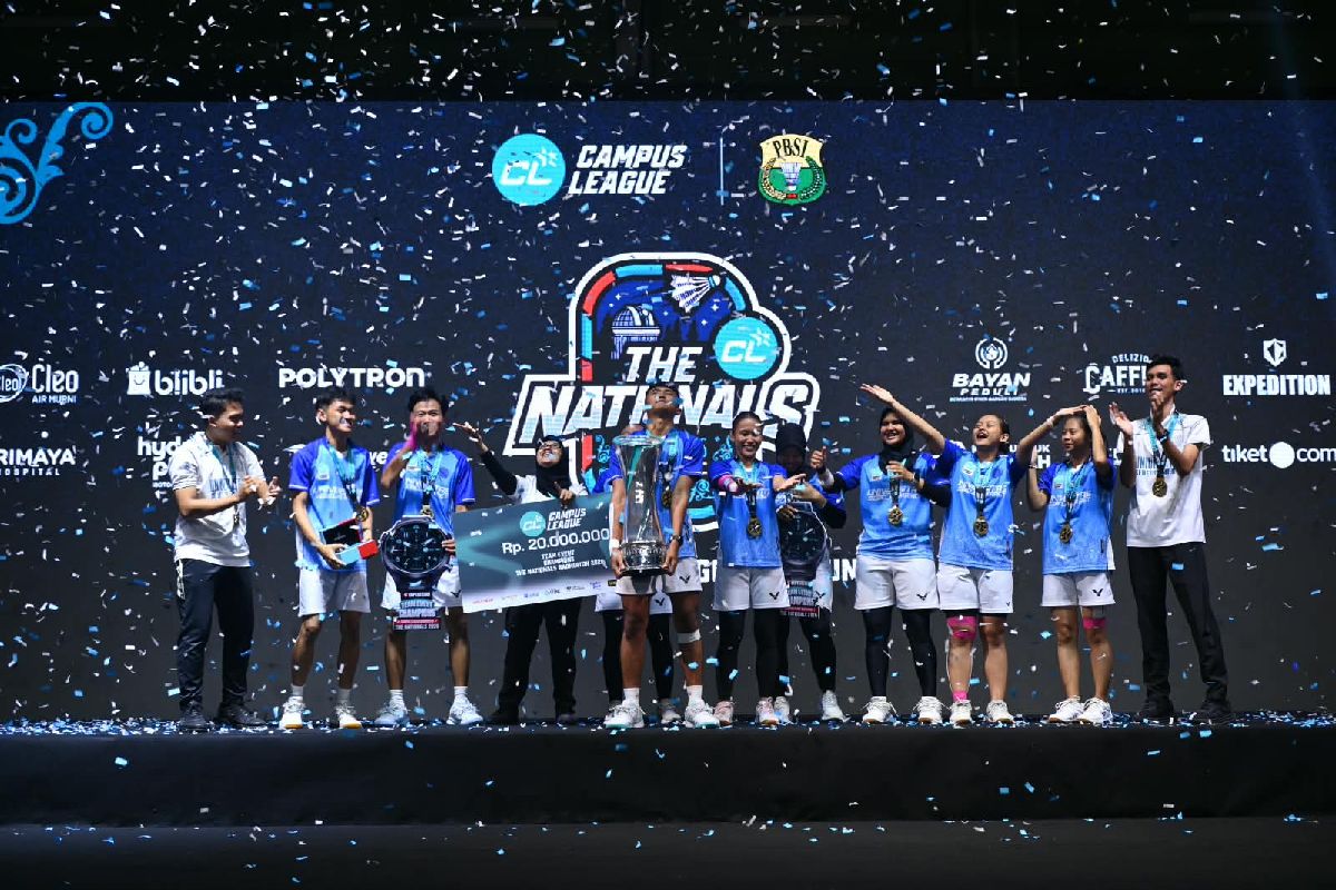 Sempat Tertinggal, UNS Bangkit dan Juara Campus League Badminton 2026