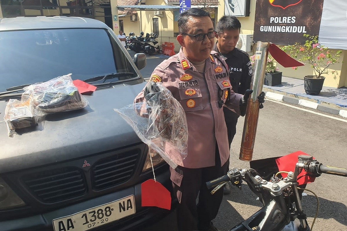 Polisi Bekuk Spesialis Pencuri Pompa Sumur Bor di Gunungkidul