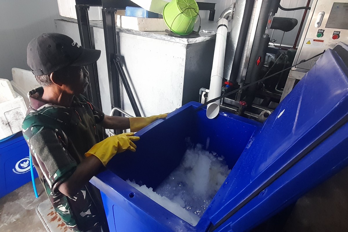 Pabrik Es Kampung Nelayan Merah Putih Poncosari Belum Optimal, Ini Kendalanya
