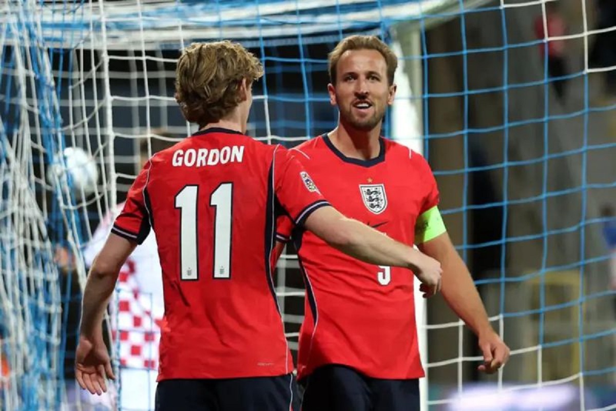 Inggris Pesta 7 Gol ke Gawang Kroasia, Ini Pencetaknya