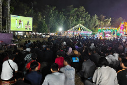 Nobar Timnas di Alun-alun Wates Pecah, Bupati dan Wabup Ikut Rayakan Juara
