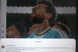 Ronaldo Kirim Pesan Hormat untuk Messi Usai Laga Terakhir Argentina