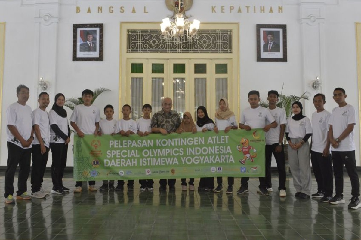 Wagub DIY Lepas 12 Atlet SOIna ke Pesonas 2026, Ini Pesannya