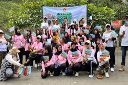 Lima Aksi Gerindra Sleman di Tlogo Putri, dari Tanam Pohon hingga Bagi Sembako