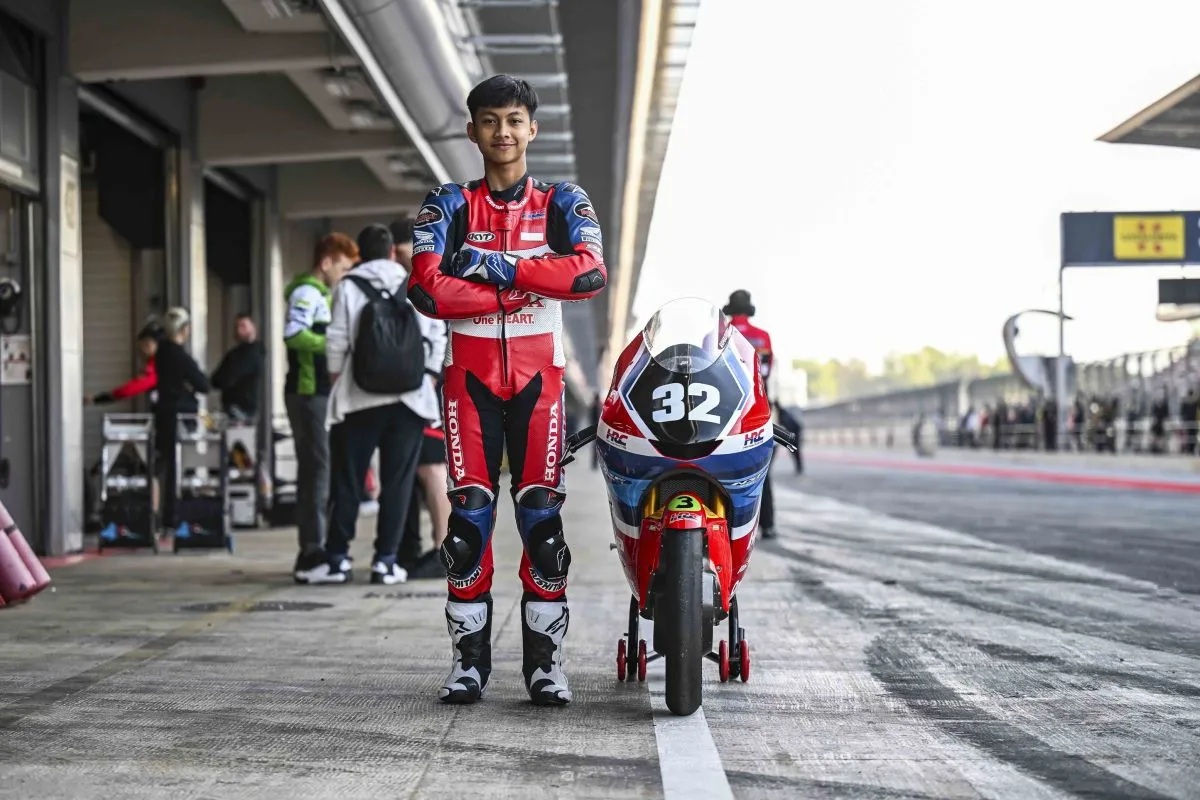 Kiandra Ramadhipa Gagal Tembus 3 Besar Moto3 Junior 2026