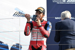 Melesat Kencang di Misano, Ramadhipa Tutup Musim dengan Podium