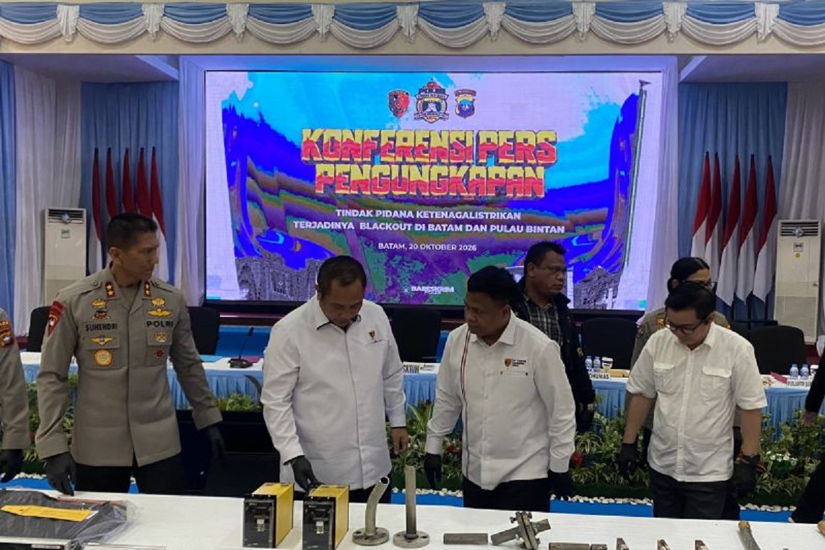 Blackout Batam-Bintan Rugikan Negara Rp57,3 Miliar, 5 Orang Jadi Tersangka