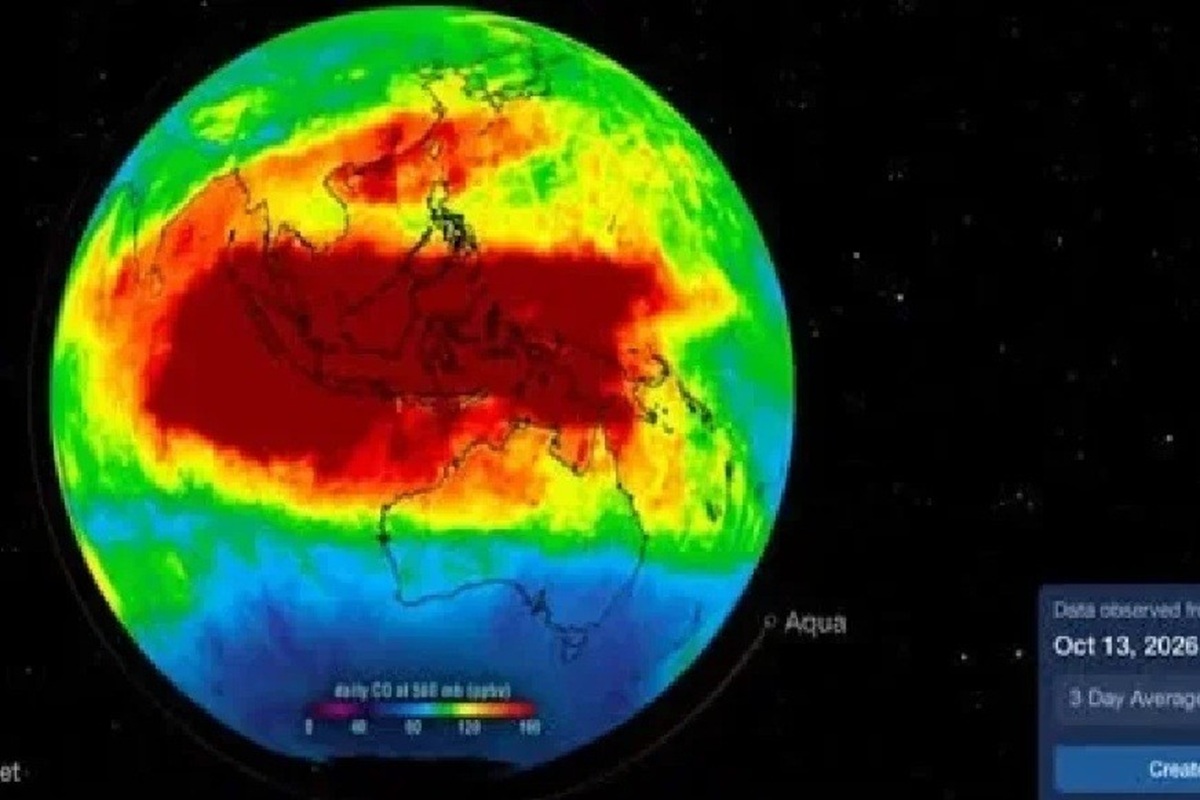 Peta NASA Tampilkan Sebaran Karbon Monoksida di Indonesia, Ini Penjelasan BMKG