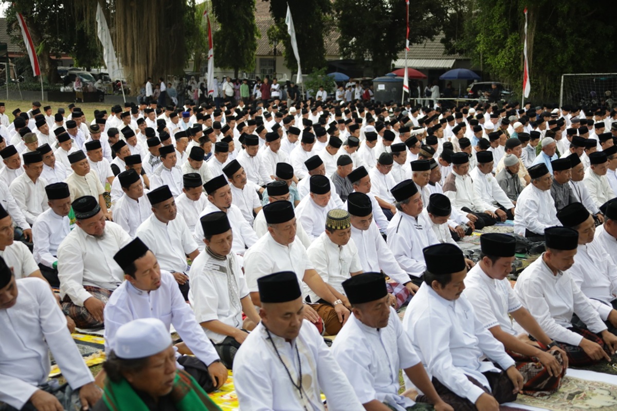 Minta Hujan, 1.240 Santri Sleman Gelar Salat Istisqa