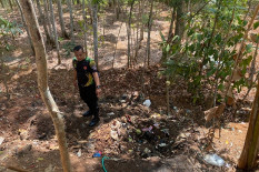 Api Mirip Bara Muncul di Bekas Tumpukan Sampah Dlingo, BPBD Turun Tangan