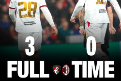 Hasil Liga Europa: AC Milan Kalah 0-3 dari Bournemouth