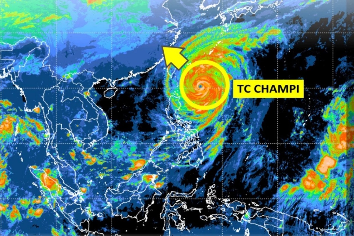 Topan Champi di Taiwan Tewaskan 1 Orang, 979 Penerbangan Batal
