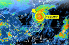 Topan Champi di Taiwan Tewaskan 1 Orang, 979 Penerbangan Batal