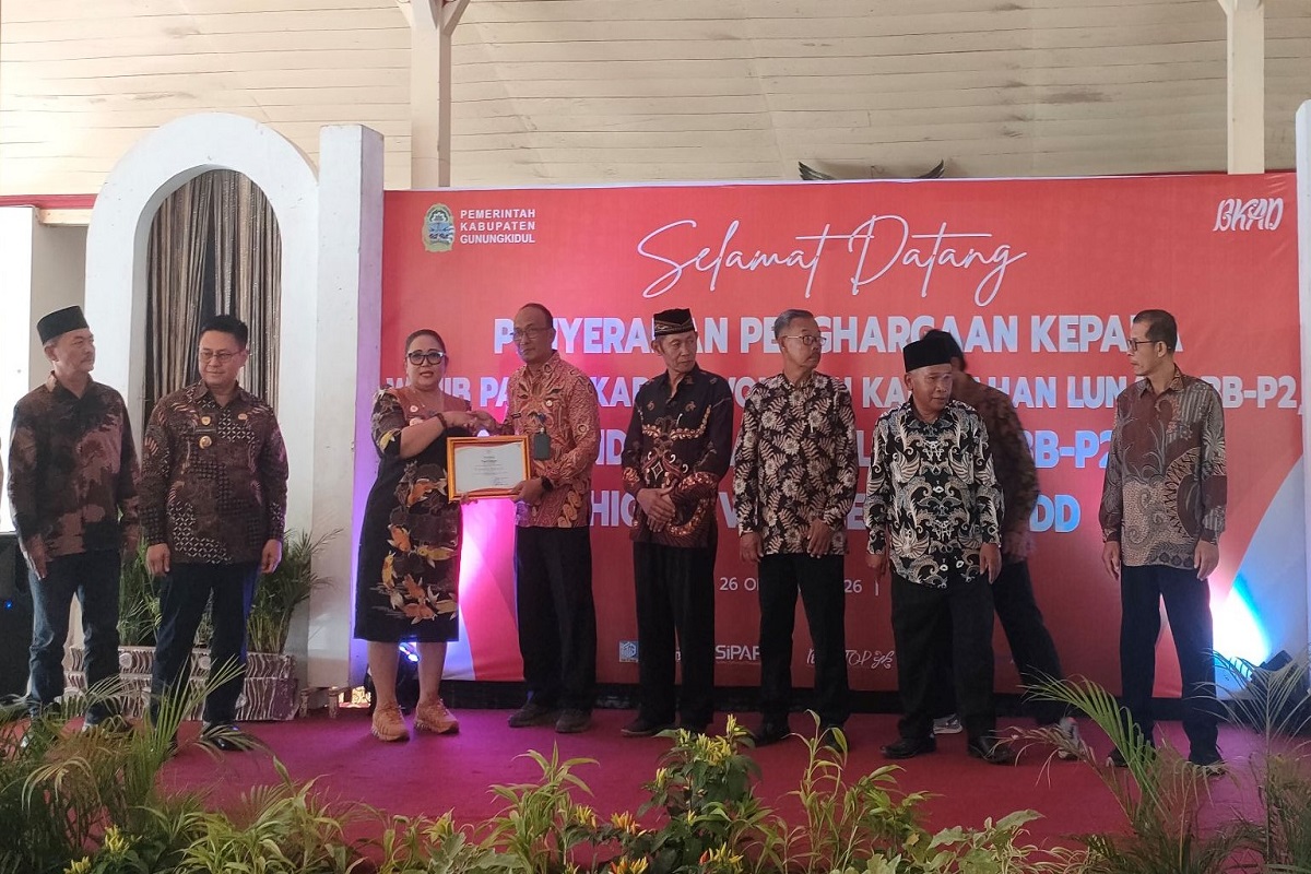 PBB Gunungkidul Tembus Rp23,4 Miliar, 55 Kalurahan Dapat Apresiasi