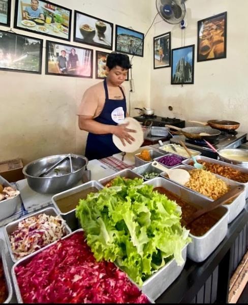 Sayuran segar menjadi salah satu andalan menu TFP Kopi Warung./Istimewa