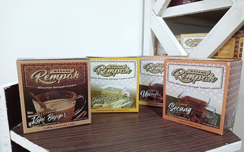 Beberapa varian minuman rempah produksi Ngombe Jamu./Harian Jogja-Lajeng Padmaratri