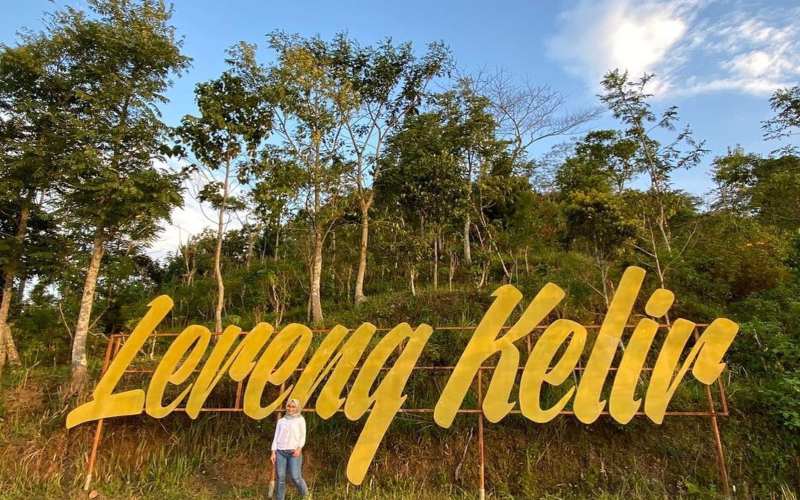 Ikon penanda wisata Lereng Kelir./Instagram @yovi_nitawardani