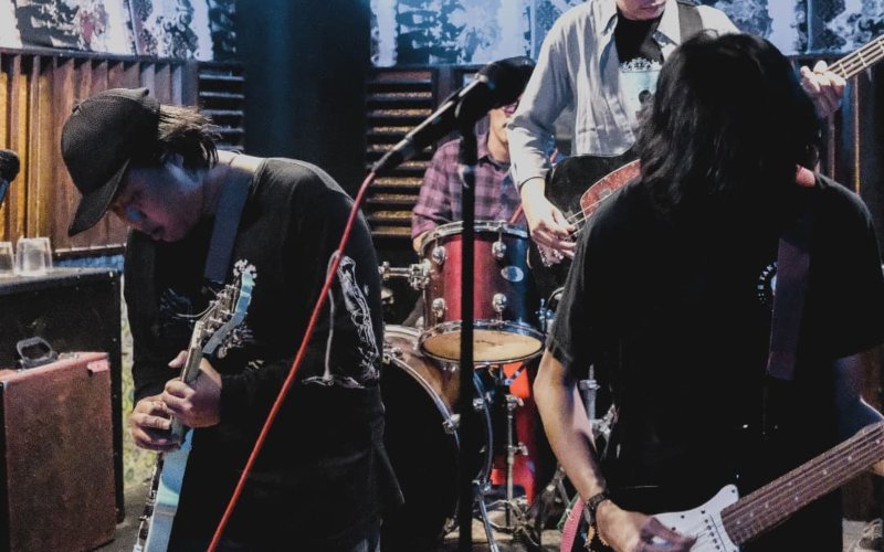 Penampilan salah satu grup band dalam acara Jogja Every Core./Instagram jogjaeverycore