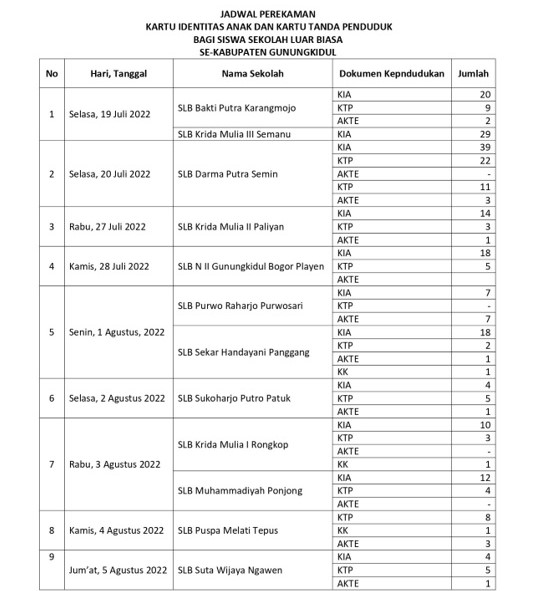 Jadwal
