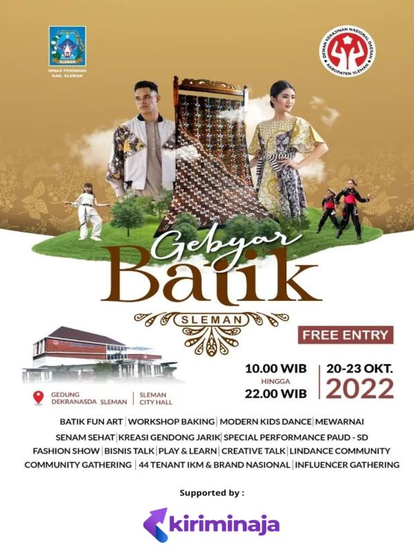 Poster Gebyar Batik./Istimewa