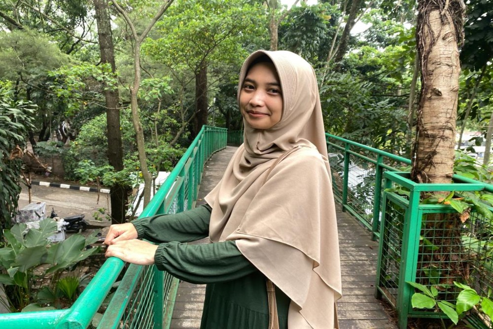 Yuanita Indra adalah salah satu contoh pengguna Tokopedia Affiliate sekaligus ibu rumah tangga yang berhasil meraup penghasilan tambahan sehingga bisa menabung emas dan berinvestasi reksa dana. (IST)