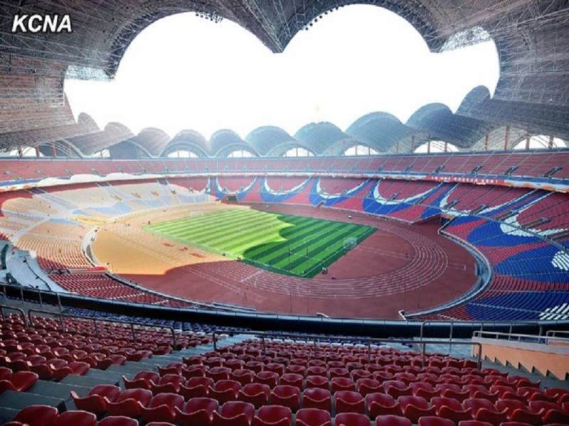 Bagian dalam Stadion Rungrado May Day./JIBI